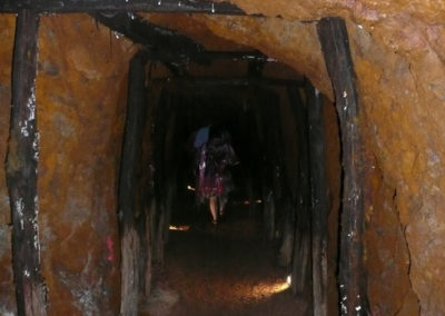 Interior de la mina